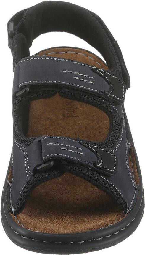 Josef Seibel Sandalen FRANKLIN summer shoe velcro shoe leisure sandal with contrast stitching