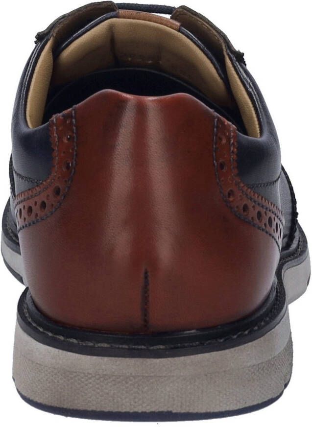Josef Seibel Schoenen met perforatie Stuart 07 brogue businessschoen anzugschuh met vleugelkappen