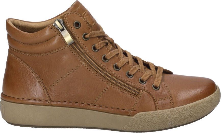 Josef Seibel Sneakers Claire 11 veterschoenen high top sneaker comfortschoen met leren binnenzool