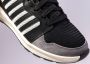 K-Swiss Rival Trainer leren sneakers zwart wit grijs - Thumbnail 10