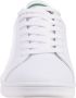 Kappa Unisex Sneaker mit buntem Fersendetail 243049 White Green - Thumbnail 6