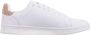 Kappa Unisex Sneaker mit buntem Fersendetail 243049 White Sand - Thumbnail 5