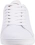 Kappa Unisex Sneaker mit buntem Fersendetail 243049 White Sand - Thumbnail 7