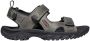 Keen Targhee III Heren Wandelsandalen Grey Black Grijs Leer K1022424 - Thumbnail 34