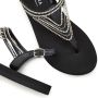 Lascana Badslippers Sandaal badschoen zomerschoen teenslipper met strass-ketting VEGAN - Thumbnail 3