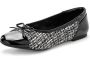 Lascana Ballerina's Slip-in ballerina in houndstooth-look freizeitschoen slipper halfschoen vegan - Thumbnail 3