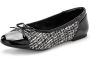 Lascana Ballerina's Slip-in ballerina in houndstooth-look vrijetijdsschoen slipper slip-in lage schoen vegan - Thumbnail 3