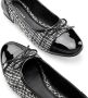 Lascana Ballerina's Slip-in ballerina in houndstooth-look vrijetijdsschoen slipper slip-in lage schoen vegan - Thumbnail 6