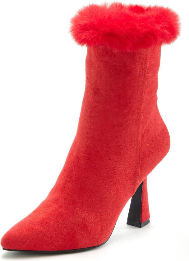 Lascana Belle Affaire Highheel-laarsjes enkellaarsjes met rits