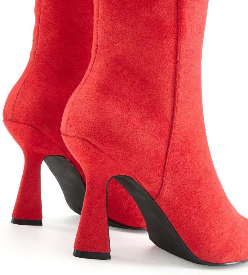 Lascana Belle Affaire Highheel-laarsjes enkellaarsjes met rits