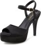 Lascana Belle Affaire Highheel sandaaltjes Sandaal erotisch open schoen met peep-toe en plateau - Thumbnail 2