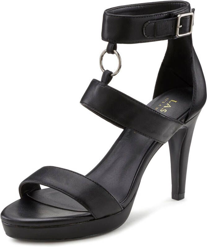 Lascana Belle Affaire Highheel sandaaltjes Sandaal erotisch open schoen met ring-applicatie