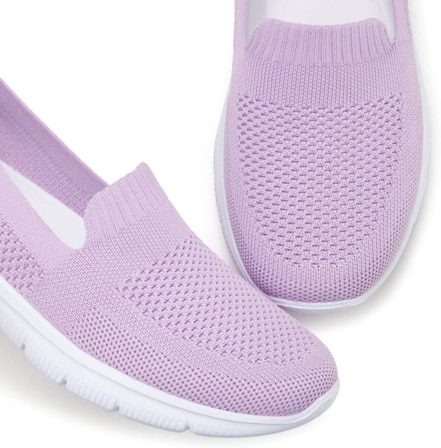 Lascana Instappers Slip-on sneaker half schoen ultralichte sneaker VEGAN