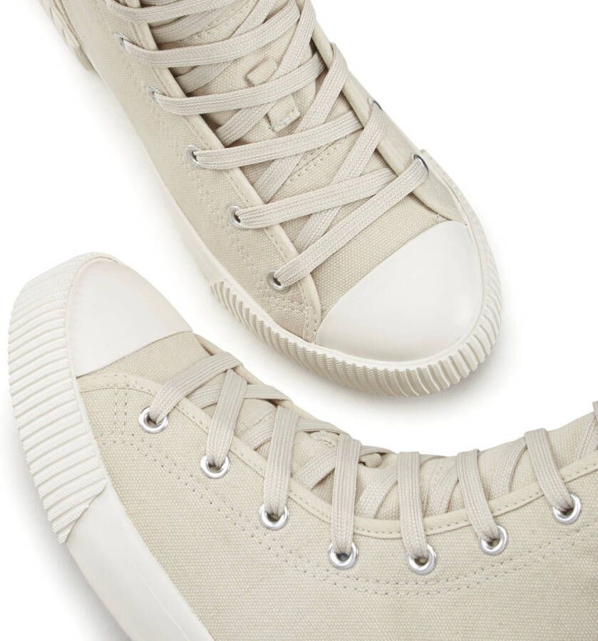 Lascana Laarsjes in combat-look high top sneaker veterschoen textiel laarzen