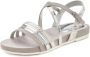 Lascana Sandalen Sandalette zomerschoen met metallic-look VEGAN - Thumbnail 2