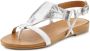 Lascana Sandalen Sandalette zomerschoen van hoogwaardig leer met metallic uiterlijk - Thumbnail 2