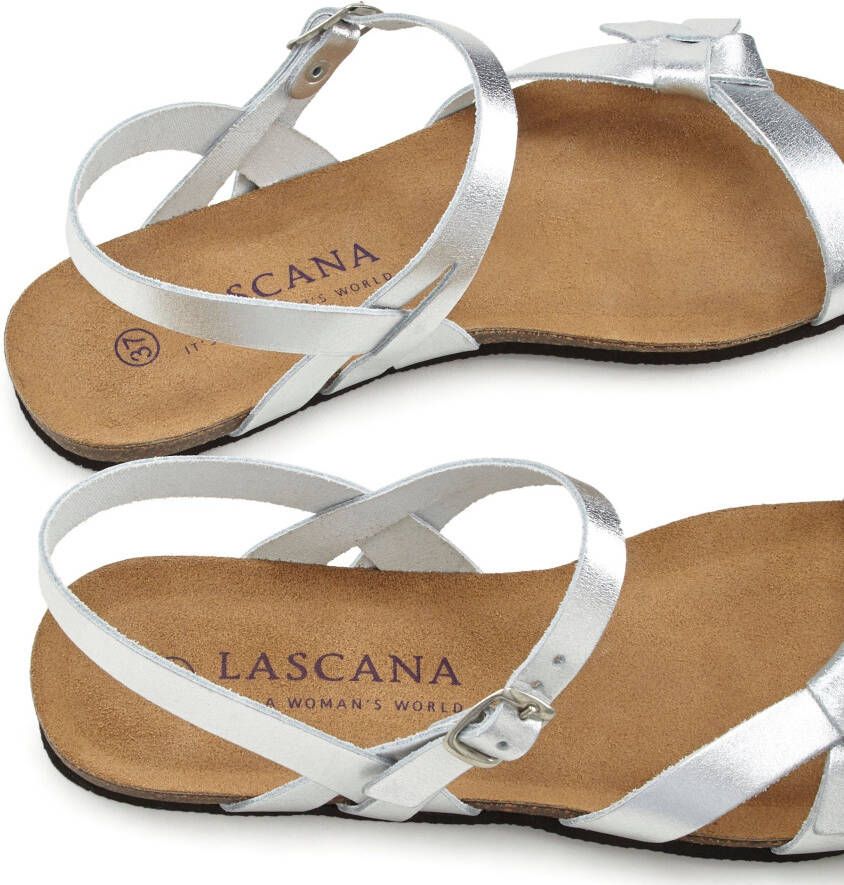 Lascana Sandalen Sandalette zomerschoen van leer