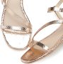 Lascana Sandalen Sandalette zomerschoen van leer met modieuze metallic-look - Thumbnail 5