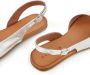 Lascana Sandalen van leer in modieuze metallic-look sandaal zomerschoen - Thumbnail 6