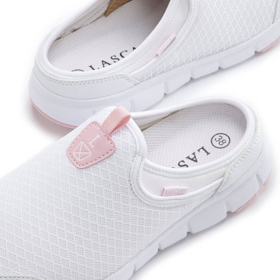 Lascana Slip-on sneakers Halfschoen vrijetijdsschoen sabot clogs van licht mesh-materiaal. - Foto 5