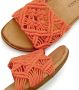 Lascana Slippers Mule sandaal open schoen met modieus haakpatroon VEGAN - Thumbnail 4