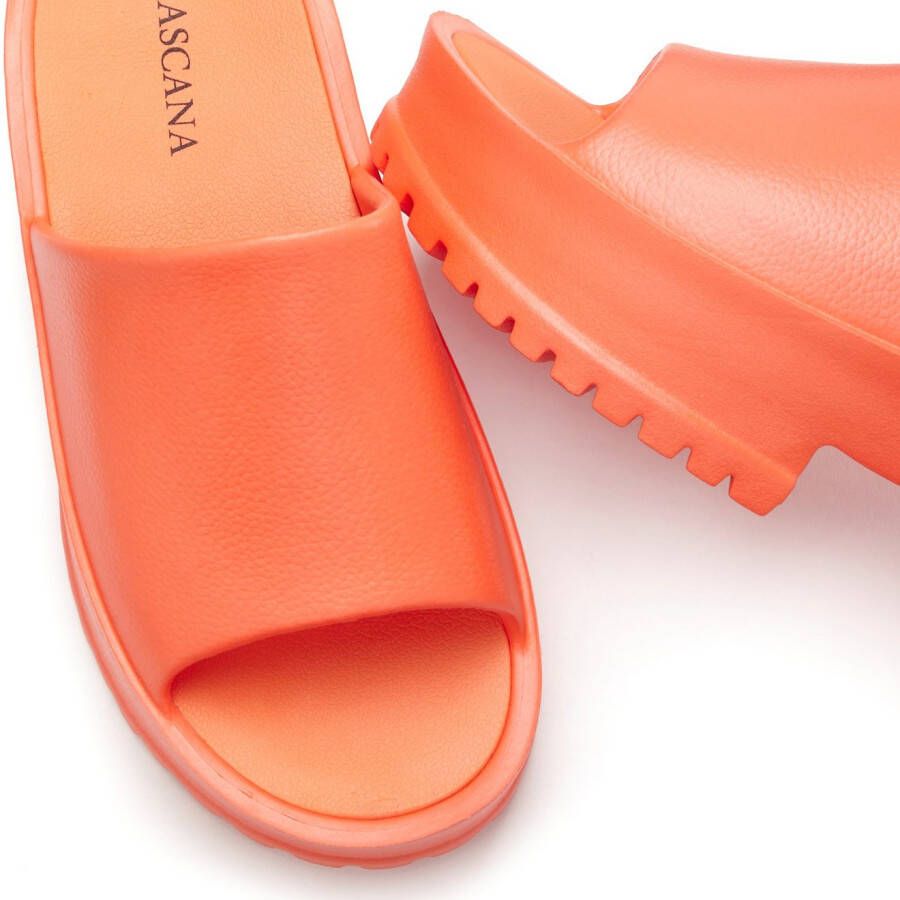 Lascana Slippers Mule sandaal open schoen met plateausool