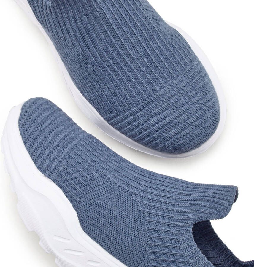 Lascana Sneakers Slip-on sneaker half schoen slipper vrijetijdsschoen VEGAN