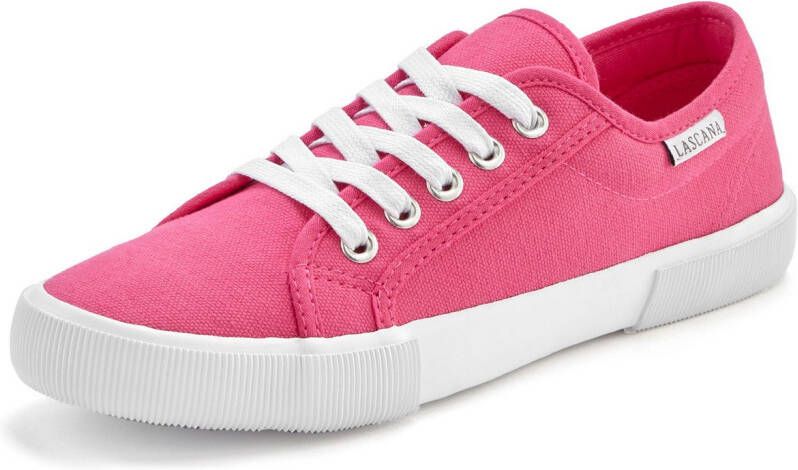 Lascana Sneakers van textiel veterschoen vrijetijdsschoen