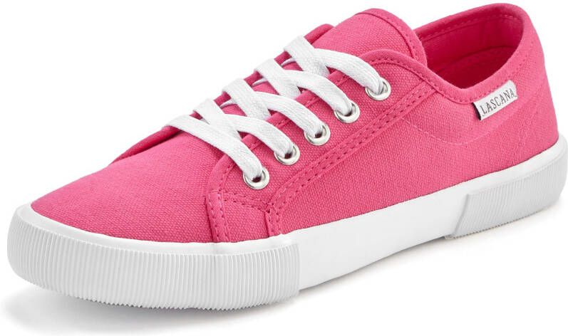 Lascana Sneakers van textiel veterschoen vrijetijdsschoen