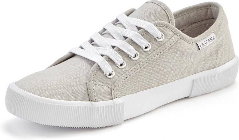 Lascana Sneakers van textiel veterschoen vrijetijdsschoen