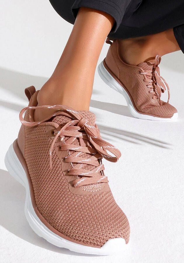 Lascana Sneakers Veterschoen half schoen vrijetijdsschoen ultralicht VEGAN