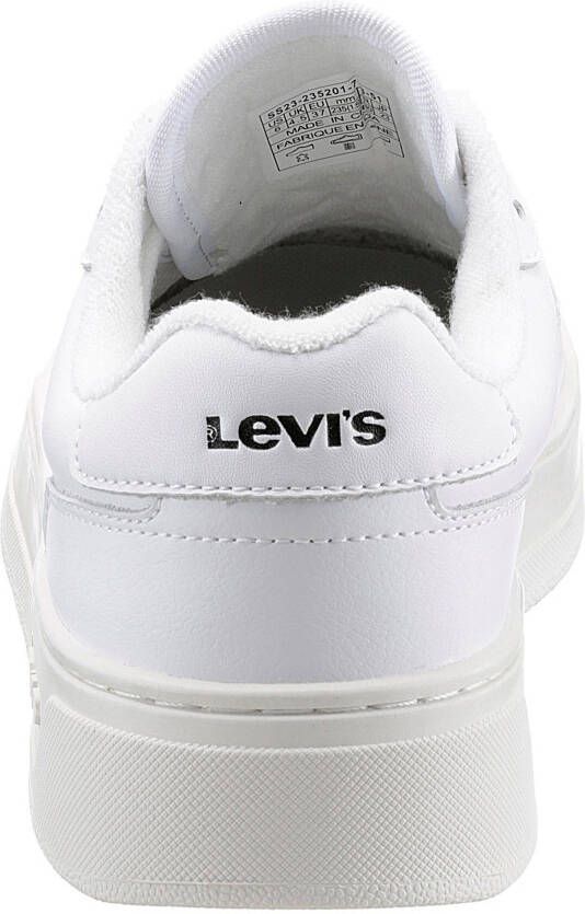 Levi's Plateausneakers GLIDE S met gaatjespatroon vrijetijdsschoen halfhoge schoen veterschoen