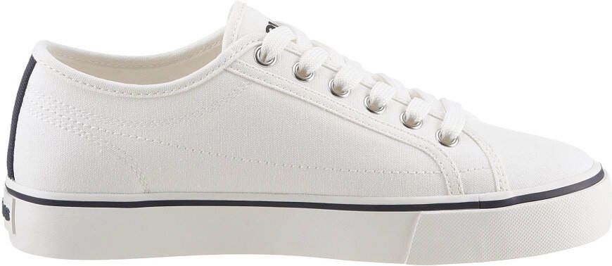 Levi's Plateausneakers HERNAN S CANVAS met sierstiksels vrijetijdsschoen halfschoen veterschoen