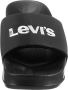 Levi's June S Bold Padded 235638-847-59 Vrouwen Zwart Slippers - Thumbnail 6