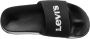 Levi's June S Bold Padded 235638-847-59 Vrouwen Zwart Slippers - Thumbnail 8