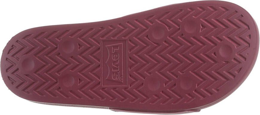 Levi's Slippers June S Bold L met modieus plateau