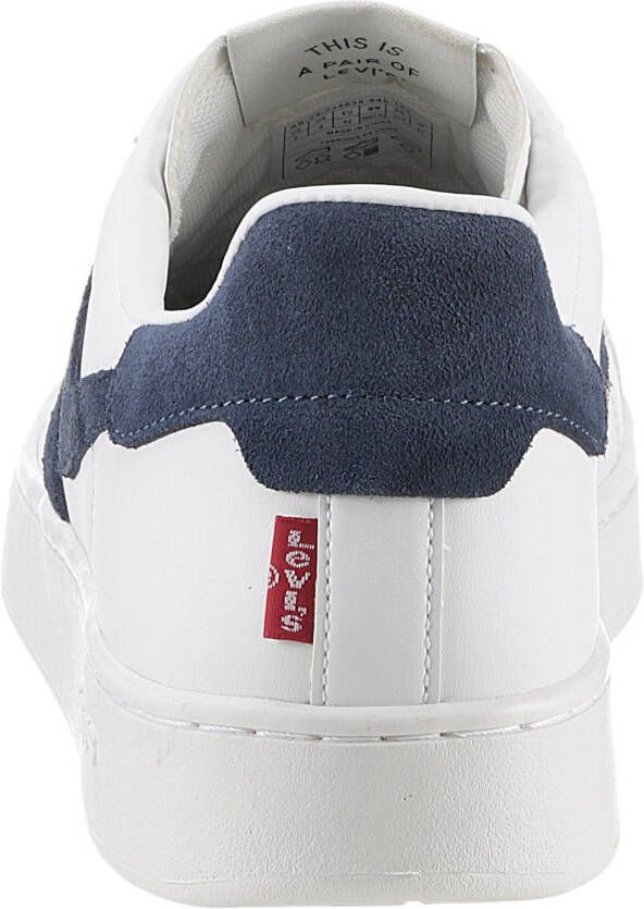 Levi's Sneakers SW met modieuze contrastafwerking vrijetijdsschoen lage schoen veterschoen