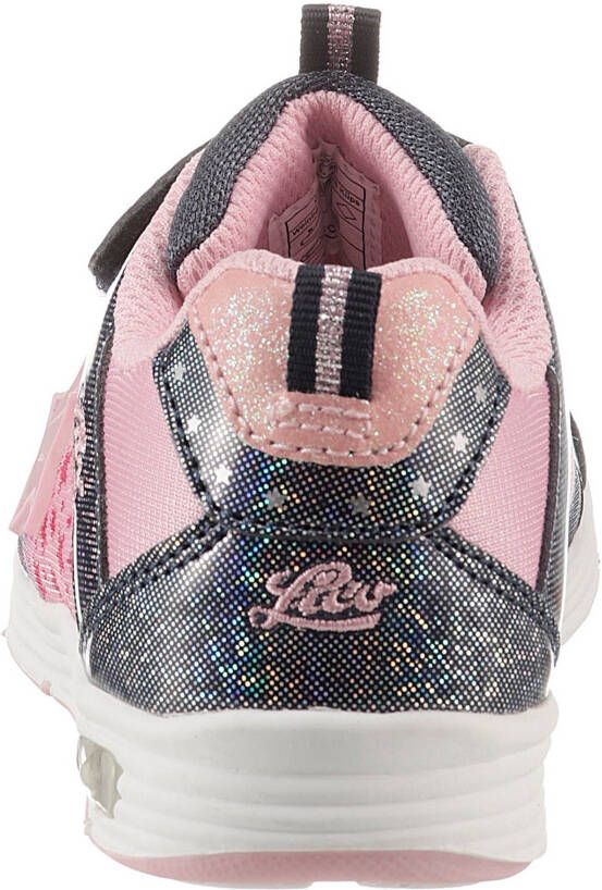 Lico Sneakers Starlet V Blinky schoen met knipperlichtje met glitter