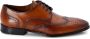 Lloyd Gestempeld leren heren veterschoenen Brown Heren - Thumbnail 6