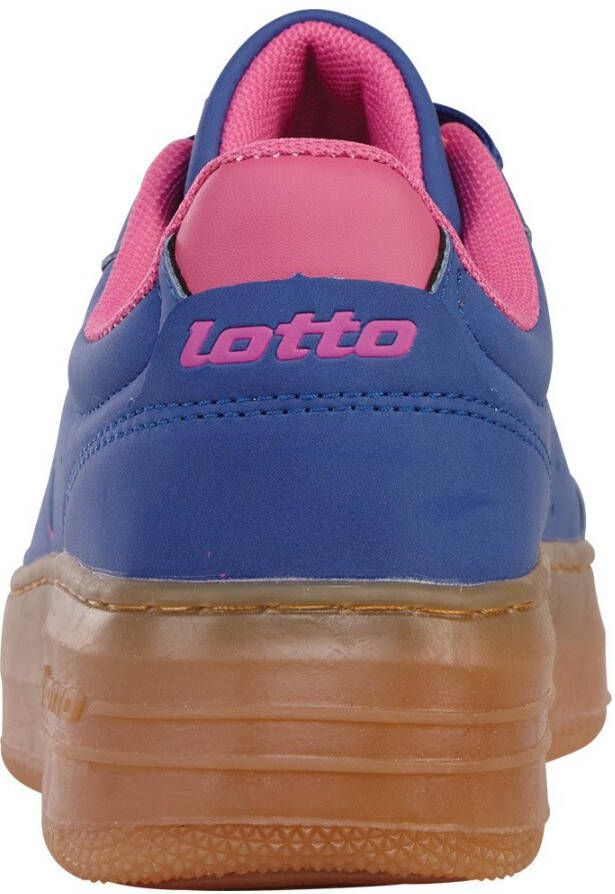 lotto Sneakers op honingkleurige plateau-sneakerzool