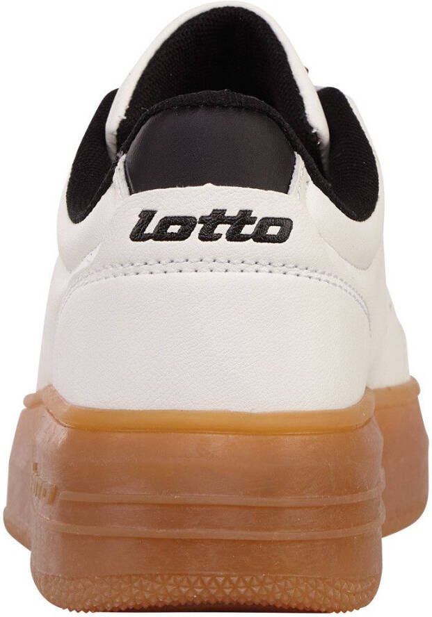 lotto Sneakers op honingkleurige plateau-sneakerzool