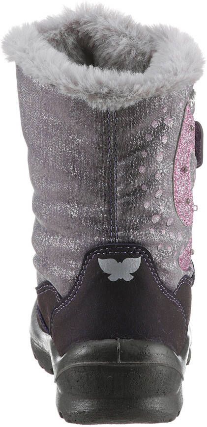 Lurchi Winterlaarzen KIOKO-SYMPATEX knipperschoen WMS: breed winterboots outdoorschoen sneeuwlaarzen met glitterdetails