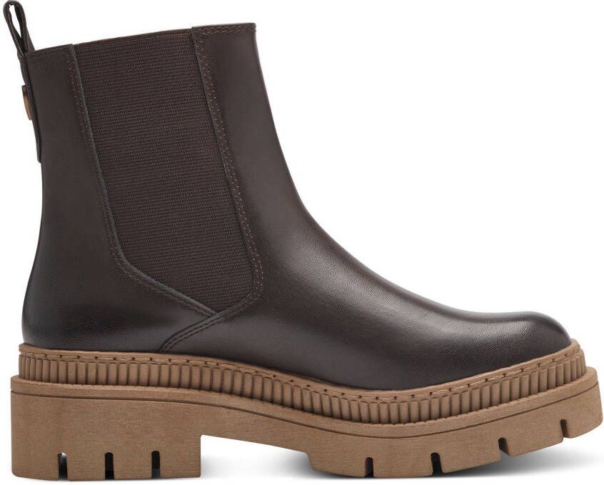 Marco Tozzi Chelsea-boots met robuuste loopzool