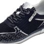 Marco Tozzi Sneakers met sleehak vrijetijdsschoen lage schoen veterschoen met logo-print - Thumbnail 2