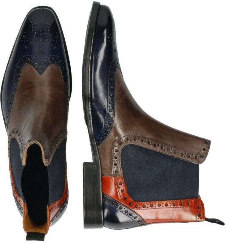 Melvin & Hamilton Chelsea-boots MARTIN 5 met leren loopzool