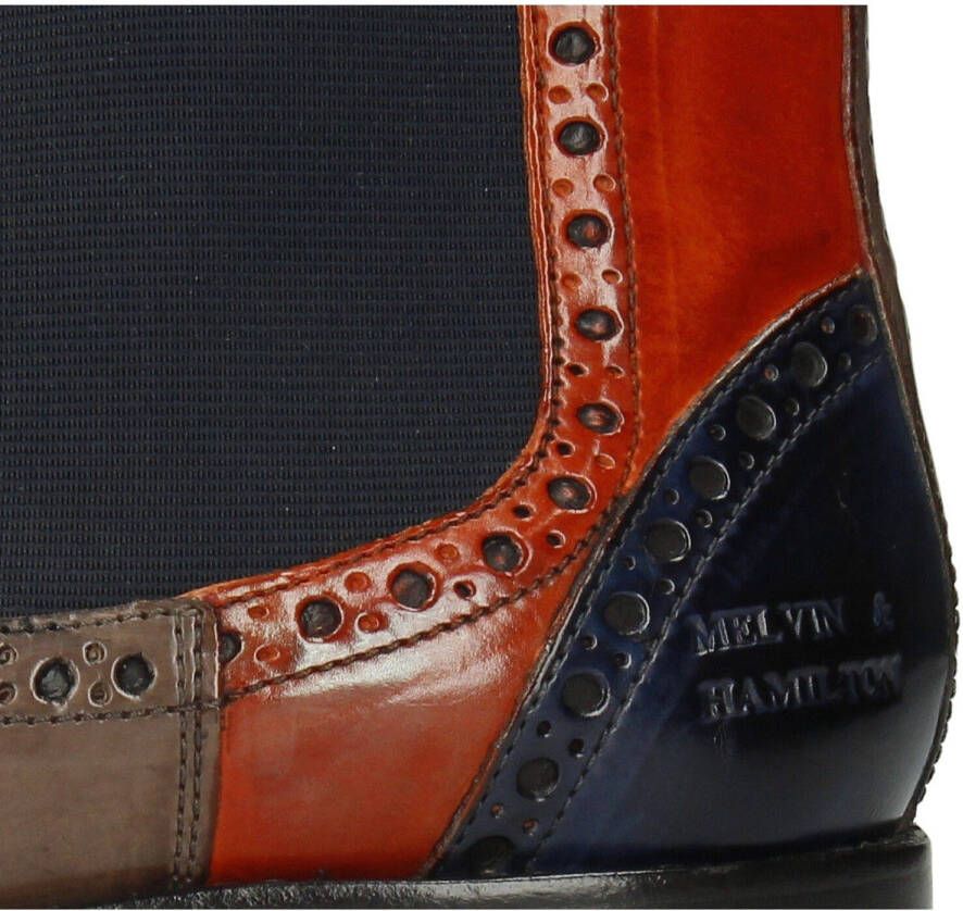 Melvin & Hamilton Chelsea-boots MARTIN 5 met leren loopzool