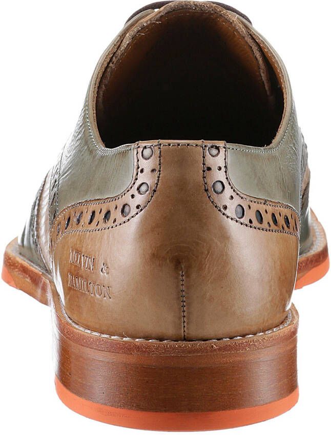 Melvin & Hamilton Schoenen met perforatie Martin 15 plantaardig gelooid