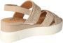 Mustang Sandalen Plat Sandalen Plat beige - Thumbnail 15