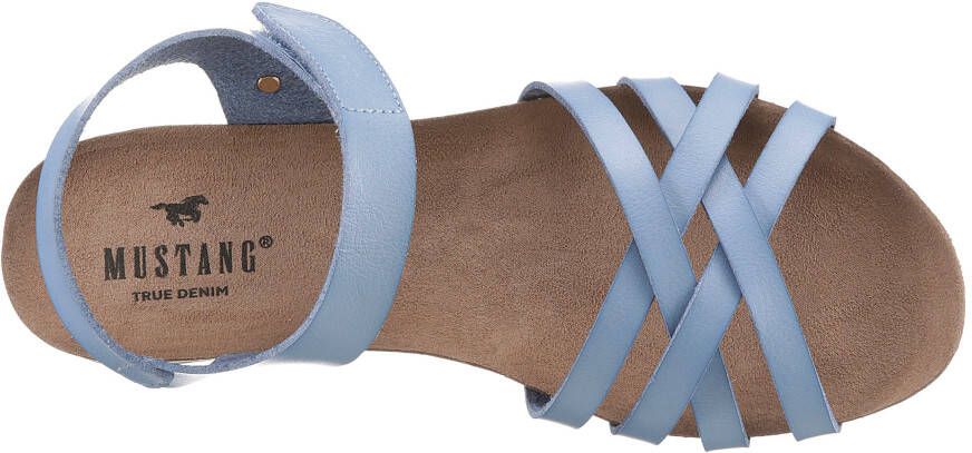 Mustang Shoes Sandalen zomerschoen sandaal klittenbandschoen met klittenbandjes