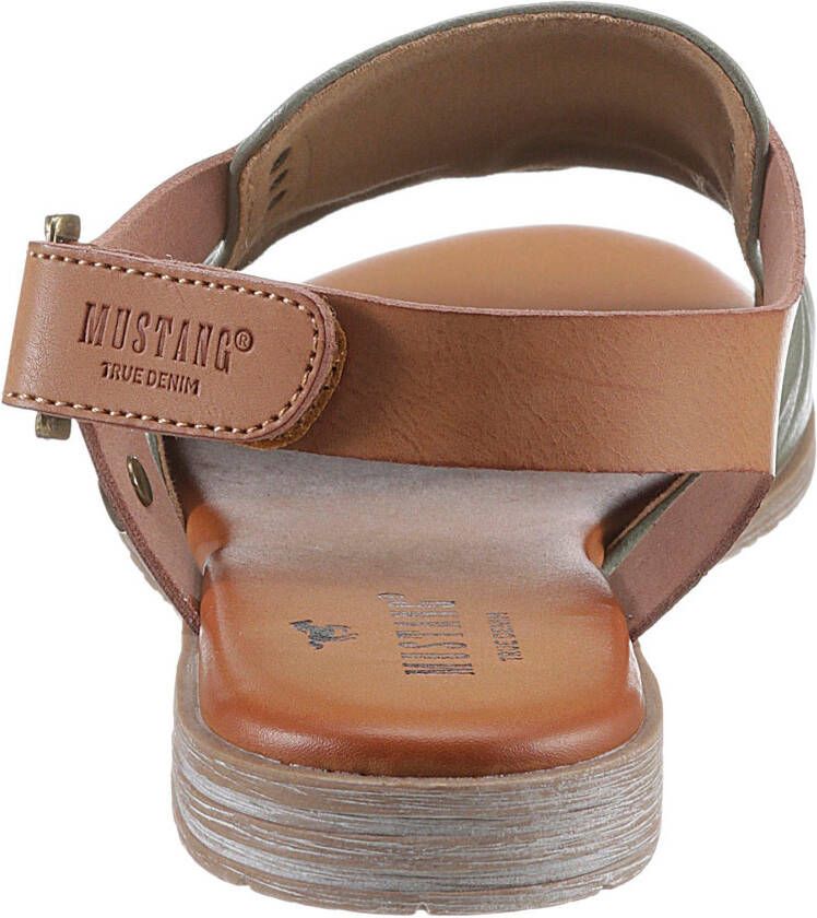 Mustang Shoes Sandalen zomerschoen sandaal blokhak met klittenbandsluiting